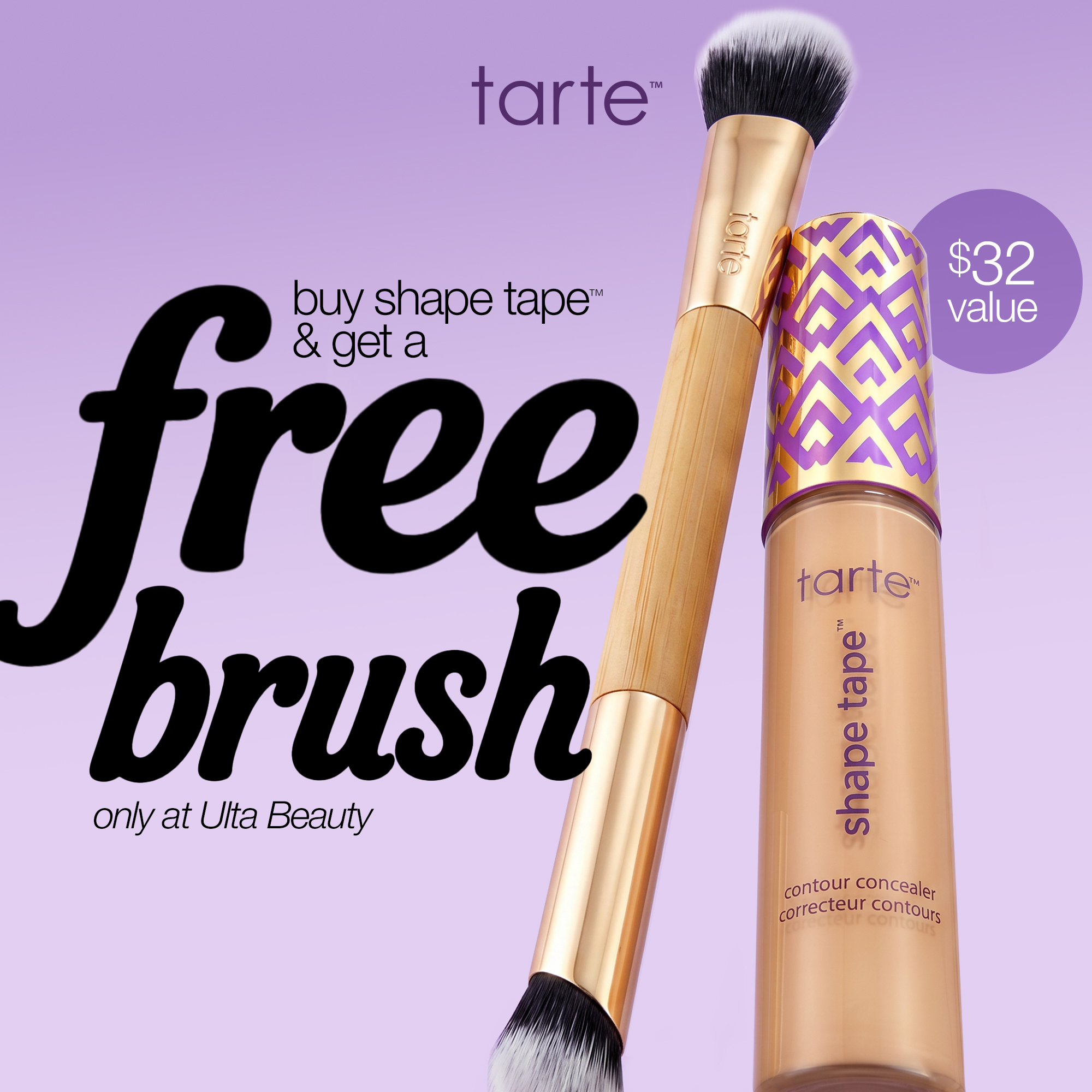 Ulta Beauty Facebook ad: FREE $32 Concealer Brush