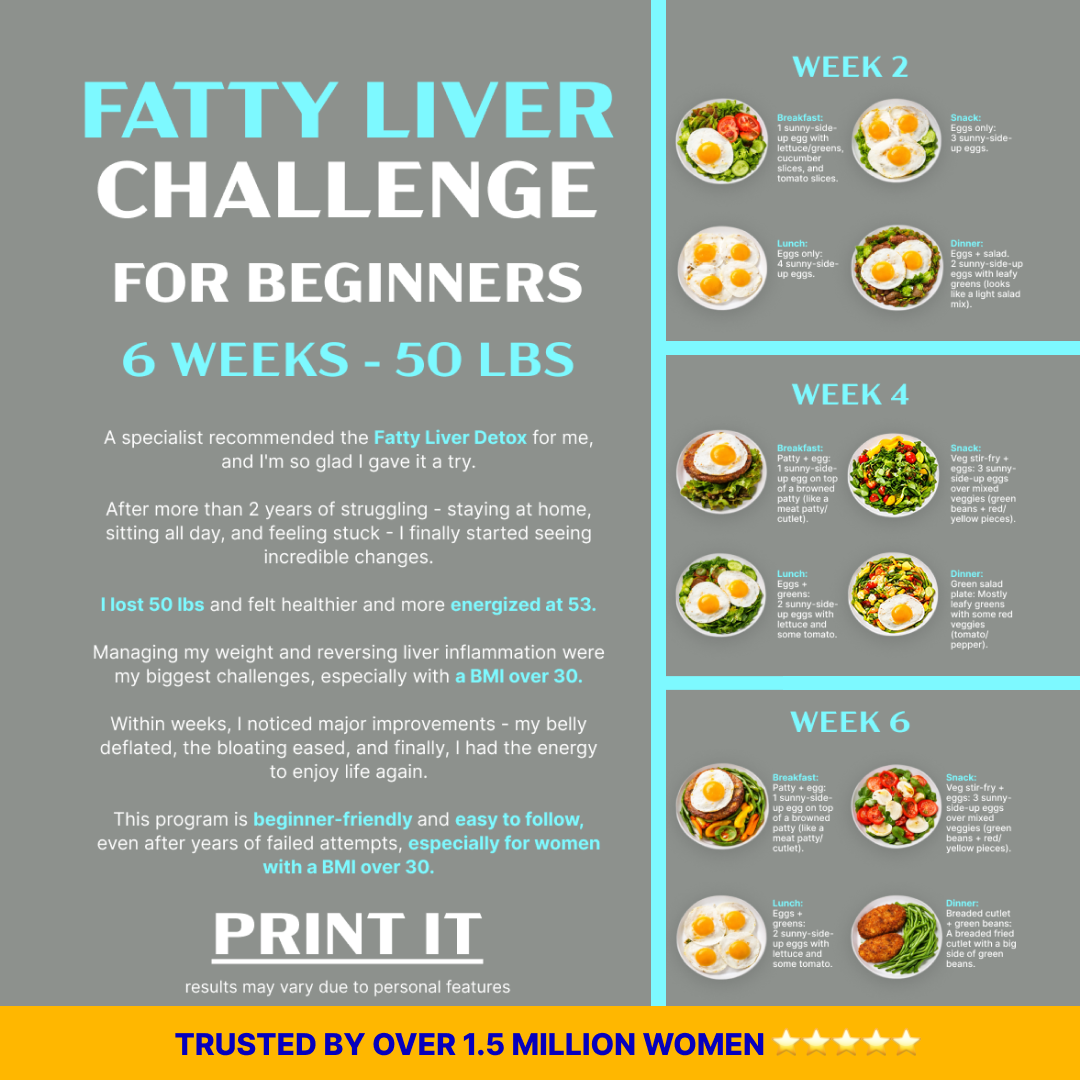 28 - Day Fatty Liver Detox Challenge Facebook ad