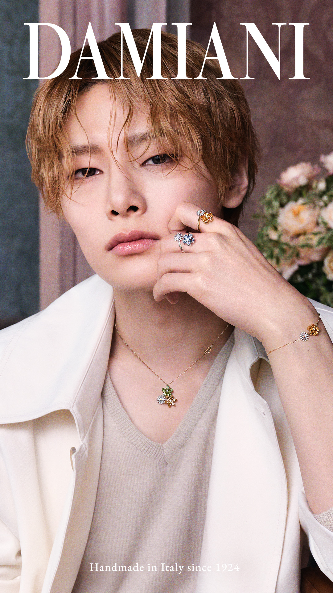 Damiani Facebook ad: I.N, global ambassador della Maison, indossa una selezione…