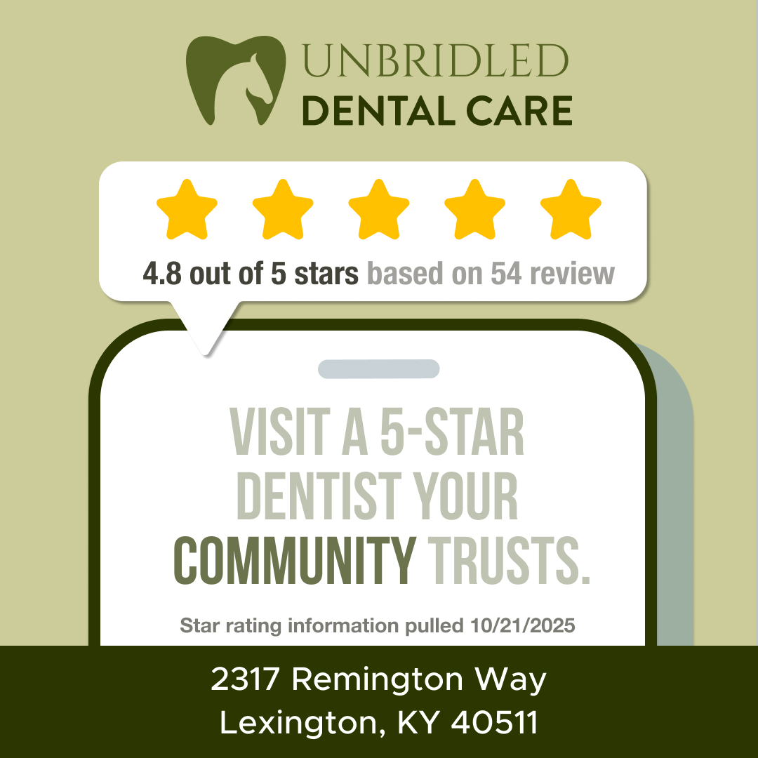 Unbridled Dental Care Facebook ad: Care. Comfort. Compassion.