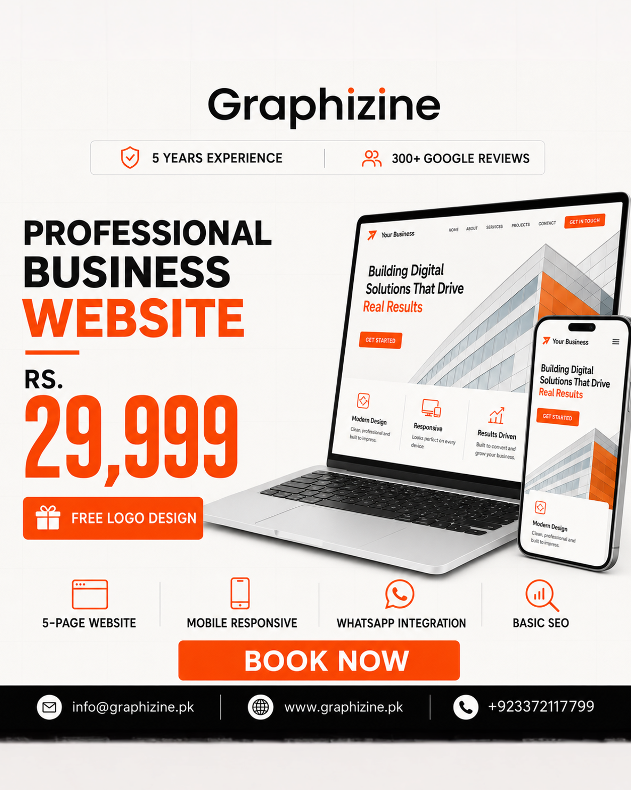 Graphizine Facebook ad: Chat with us