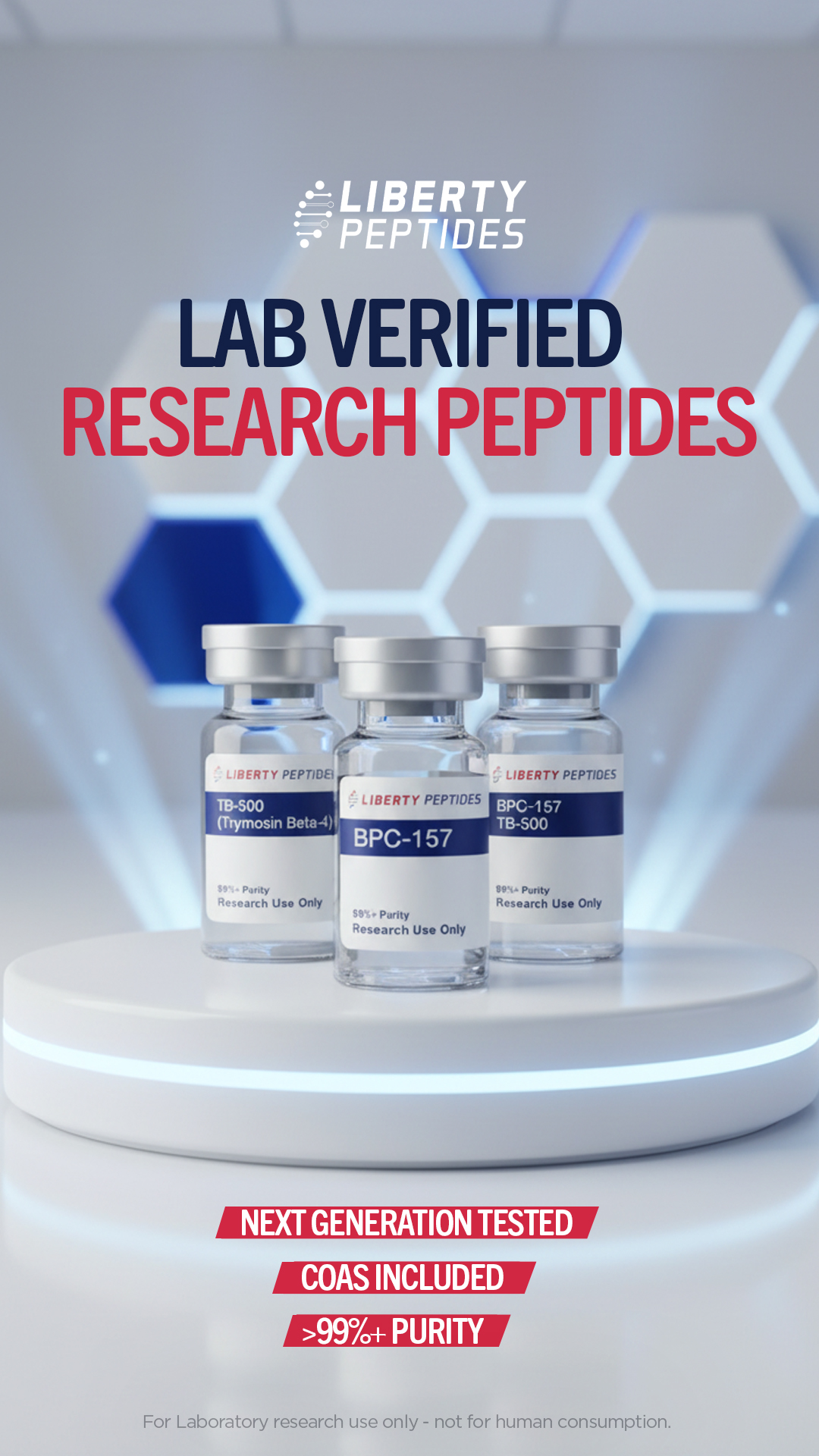 Liberty Peptides Facebook ad