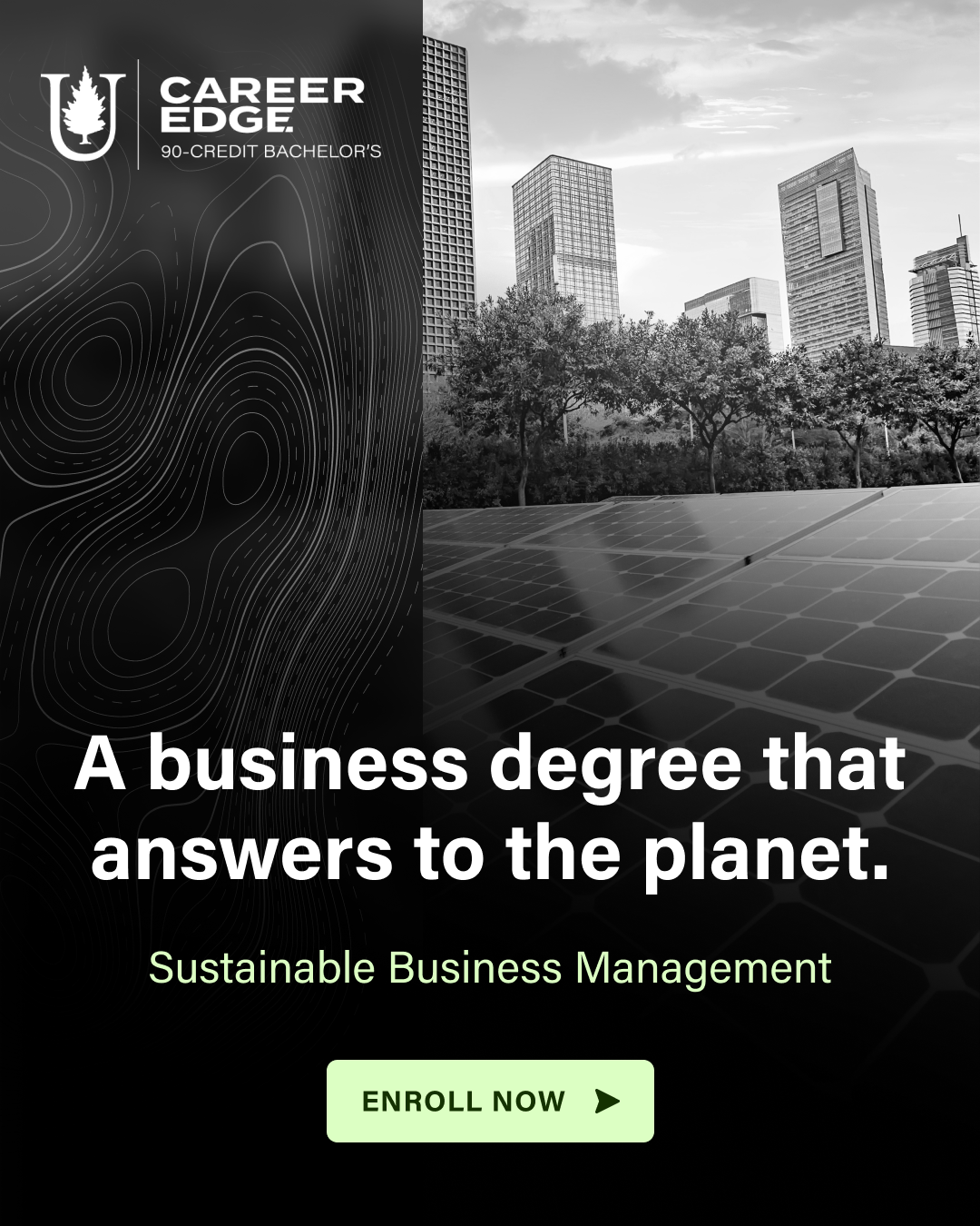 Unity Environmental University Facebook ad