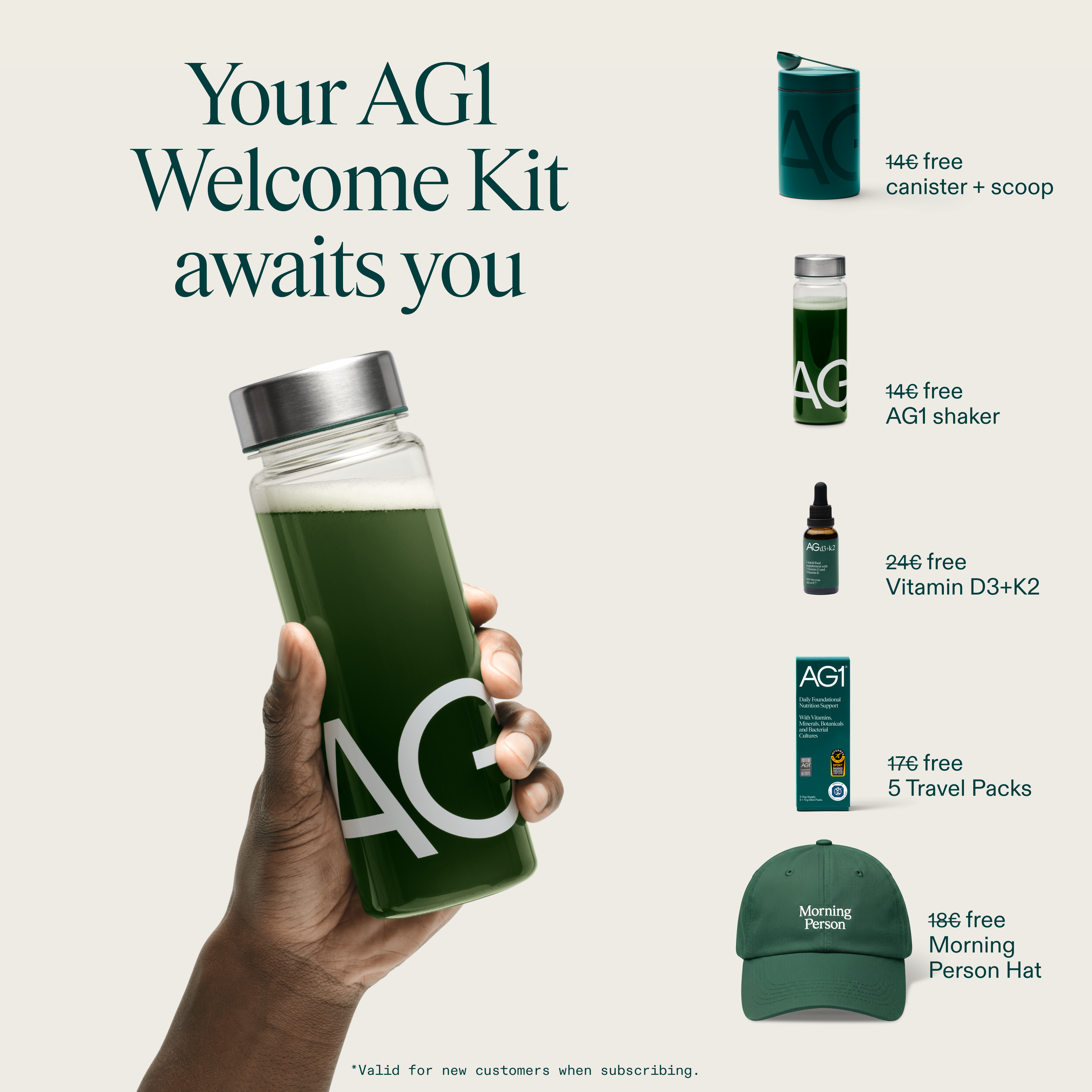 AG1 by Athletic Greens Facebook ad