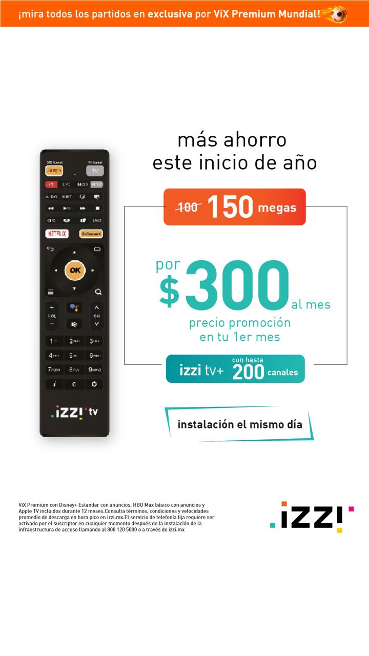 Internet en el hogar izzi Facebook ad