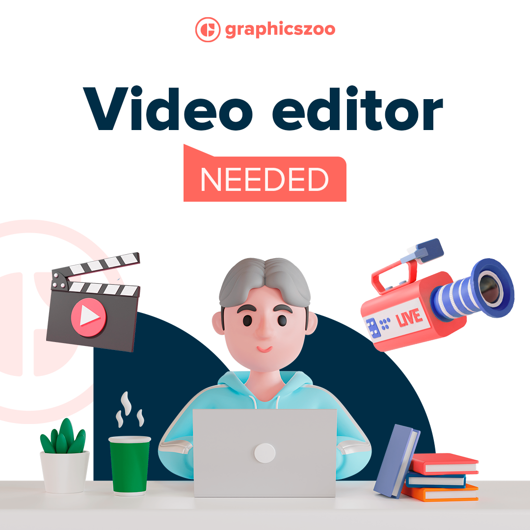 GraphicsZoo Asia-Pacific Facebook ad: Looking for Experienced Video Editors