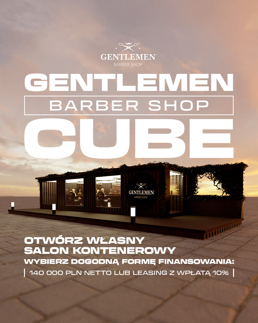 Gentlemen Barber Shop Franchise Facebook ad