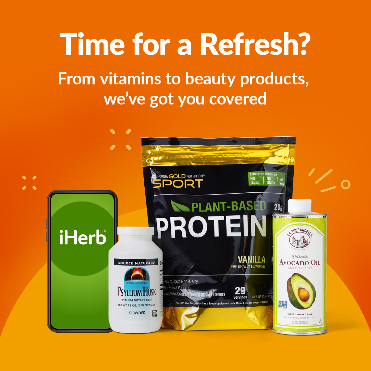 iHerb Facebook ad