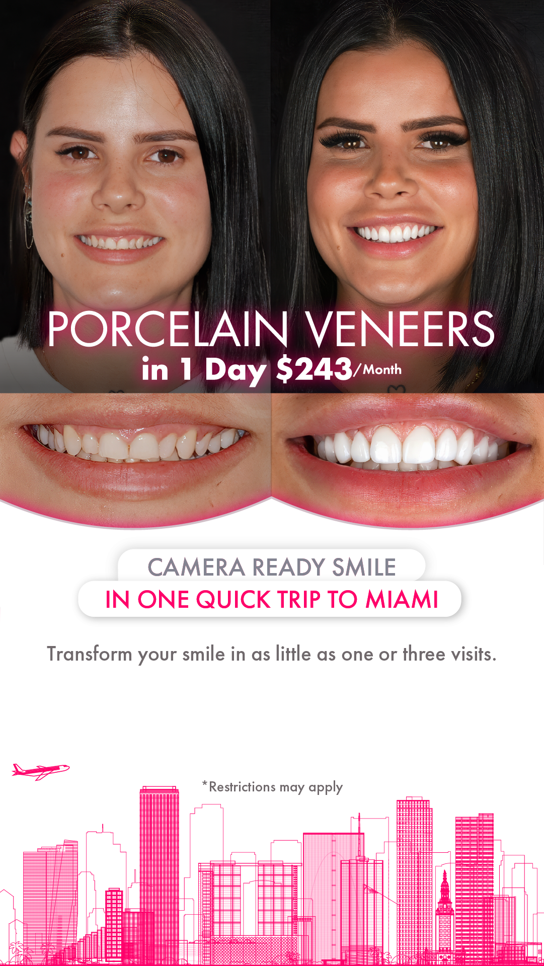 CG Smile Facebook ad