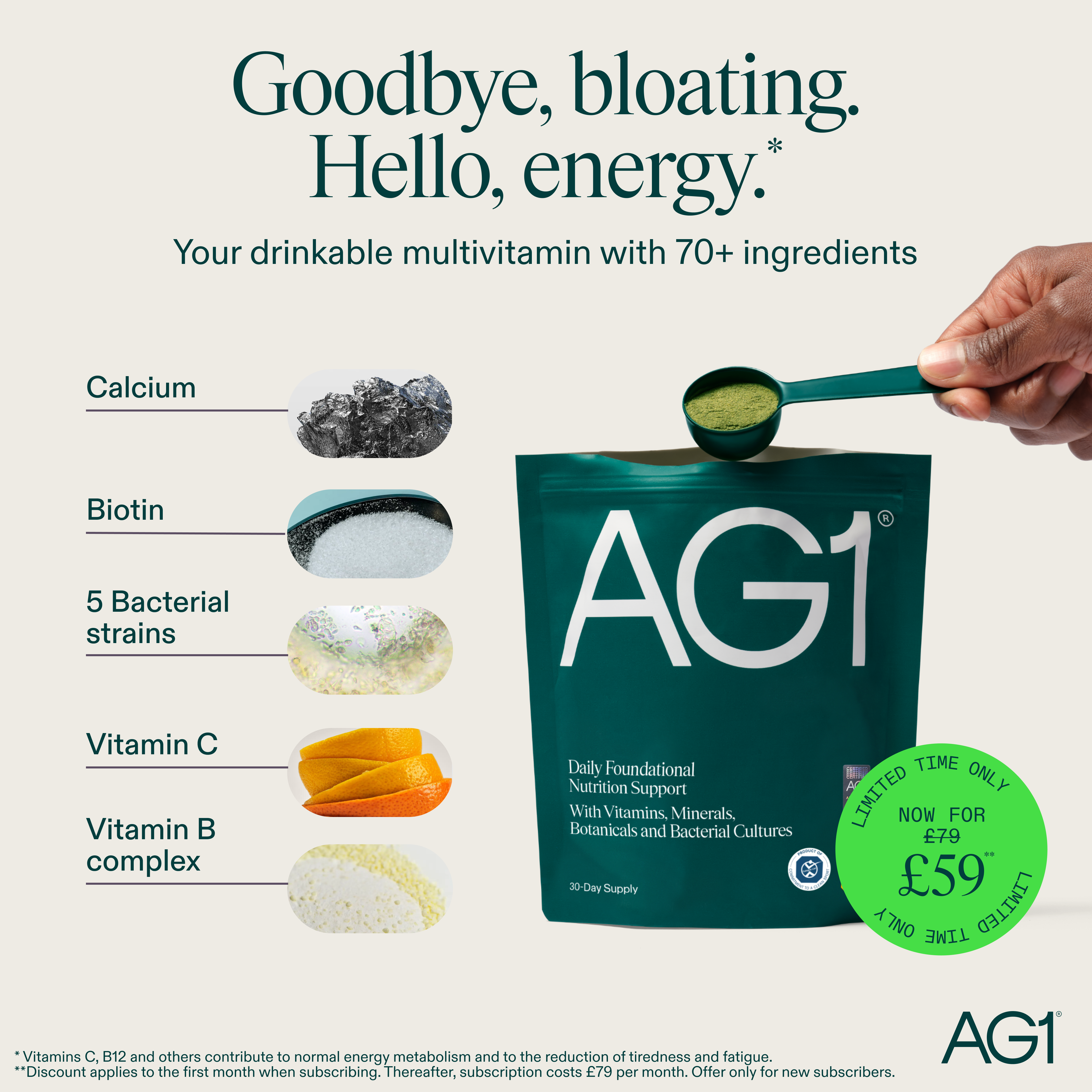 AG1 by Athletic Greens Facebook ad