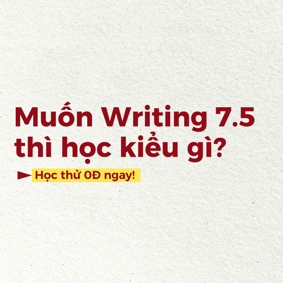 Minh IELTS Writing Facebook ad