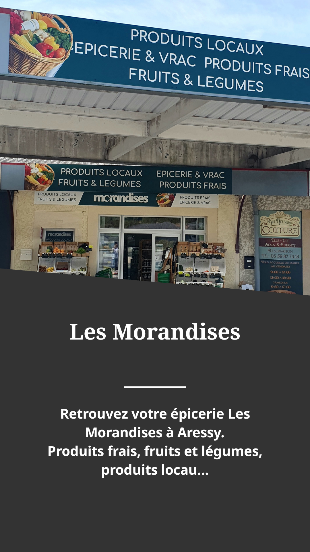 Les Morandises Facebook ad from May 28, 2023