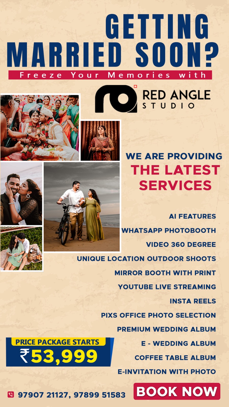 Red Angle Studio Facebook ad from Oct 16, 2025