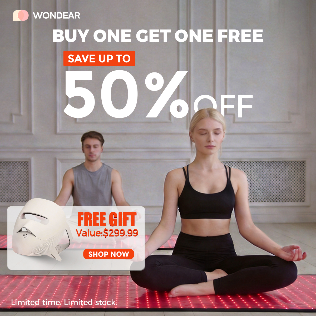 Wondear Facebook ad: �Buy One Get one FREE