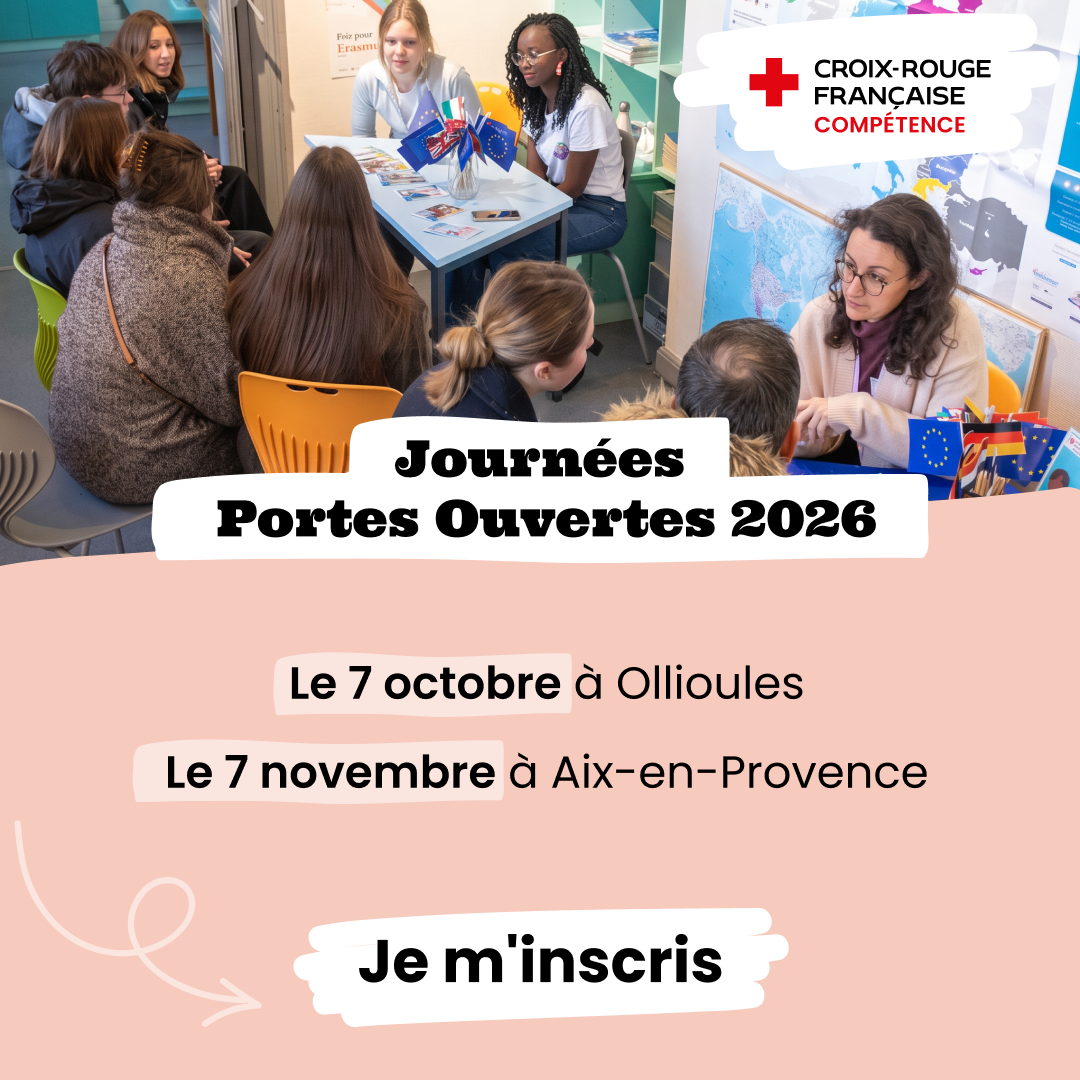 Croix-Rouge Compétence Facebook ad: Inscris-toi dès maintenant