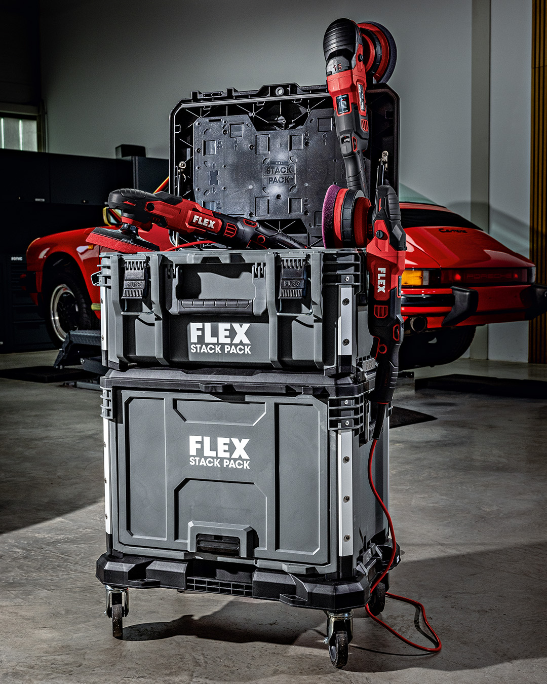 FLEX automotive Facebook ad: Detailing perfection starts here.