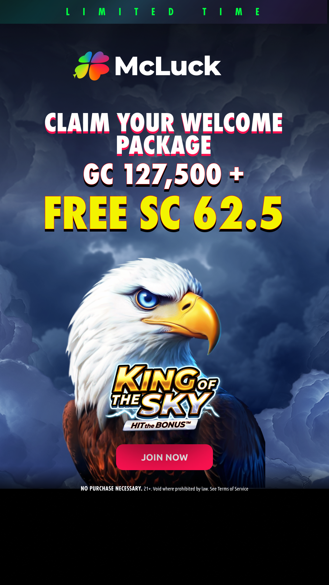 McLuck.com Facebook ad
