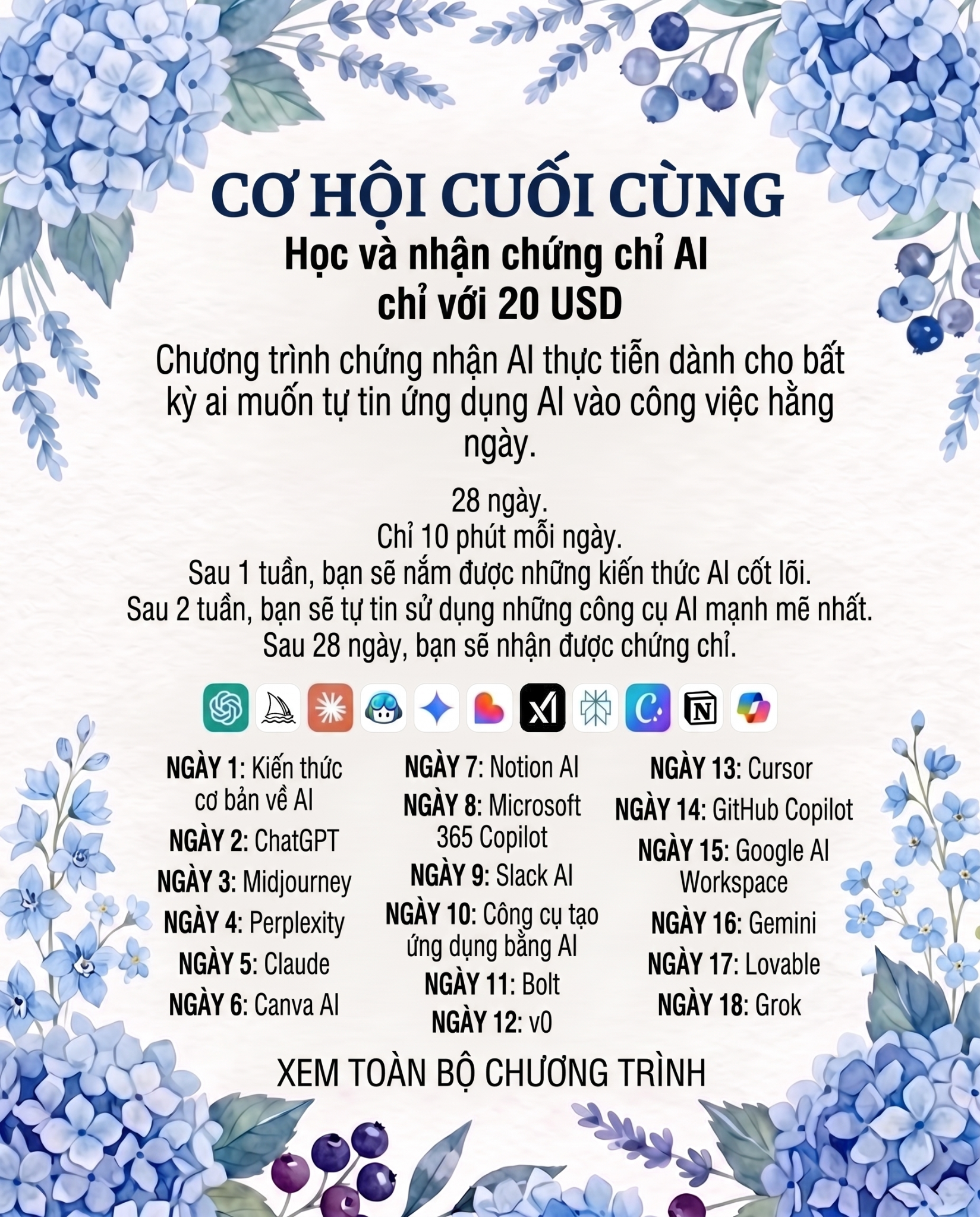 AI Made Simple: Learn AI for Beginners Facebook ad: Nhận ưu đãi giảm 90%