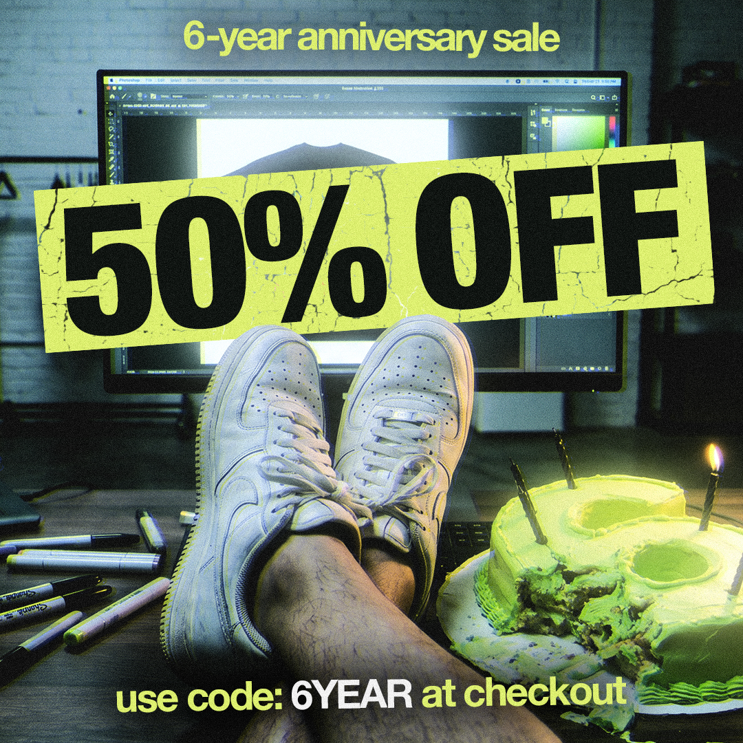 Gfxwrld Facebook ad: 50% Off Sitewide. Limited Time.