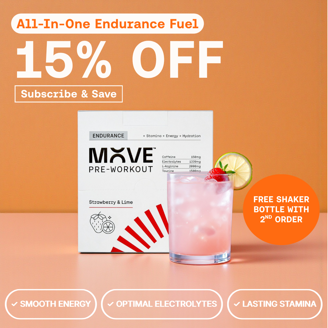 MOVE Pre-Workout Facebook ad