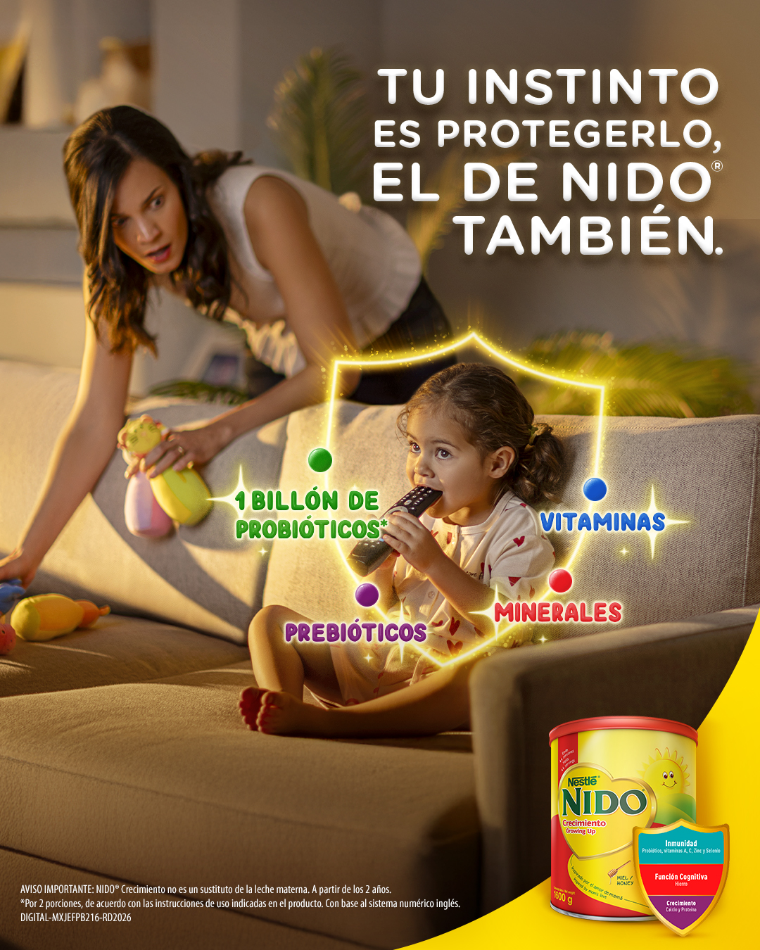 Nido RD Facebook ad: NIDO Crecimiento