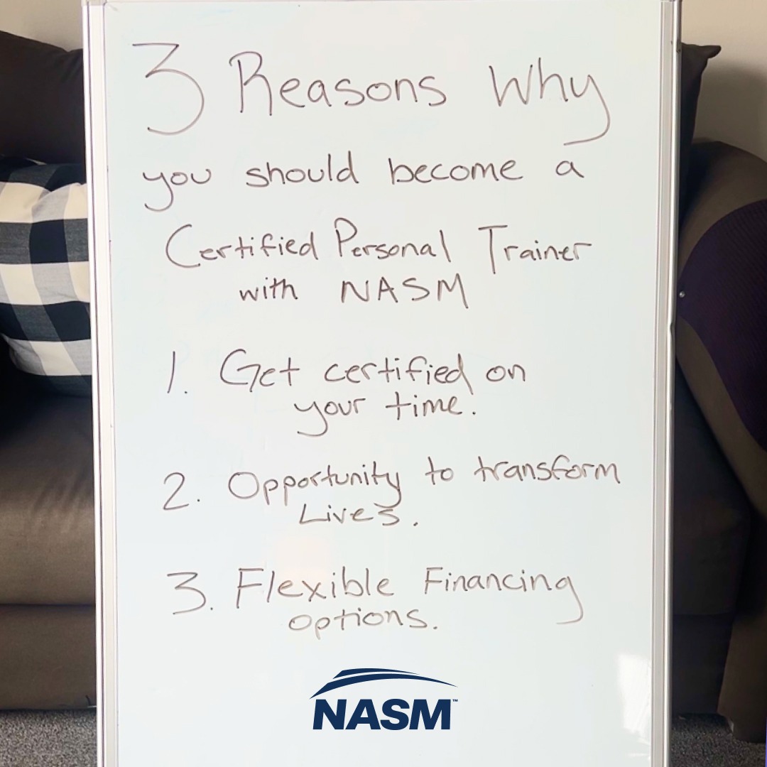 National Academy of Sports Medicine (NASM) Facebook ad