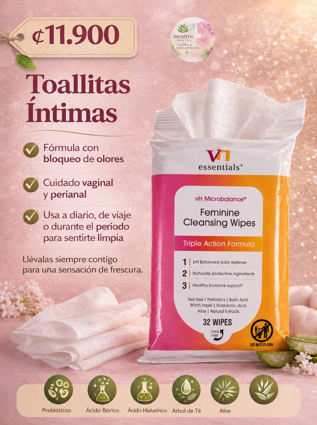 Inositol Costa Rica Facebook ad: Complementa tu rutina de bienestar y Equilibrio