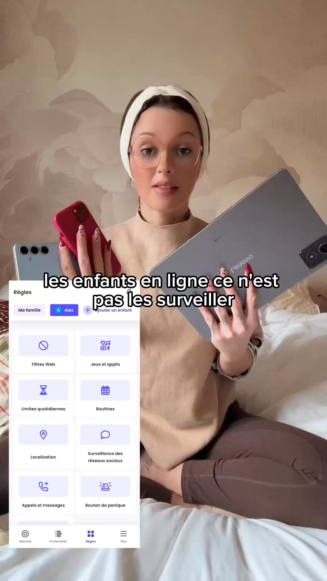 Qustodio Facebook ad: Guidez et protégez son expérience digitale