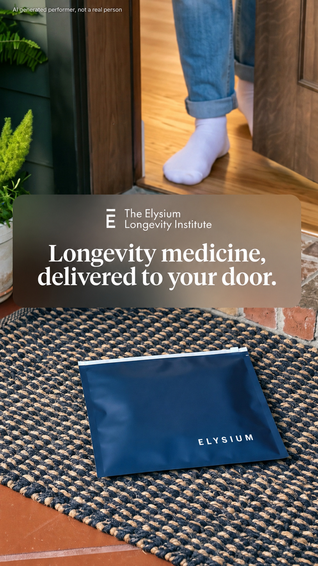 The Elysium Longevity Institute Facebook ad: Get Started Today