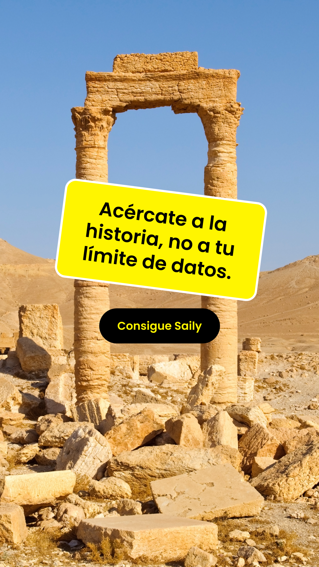 Saily Facebook ad