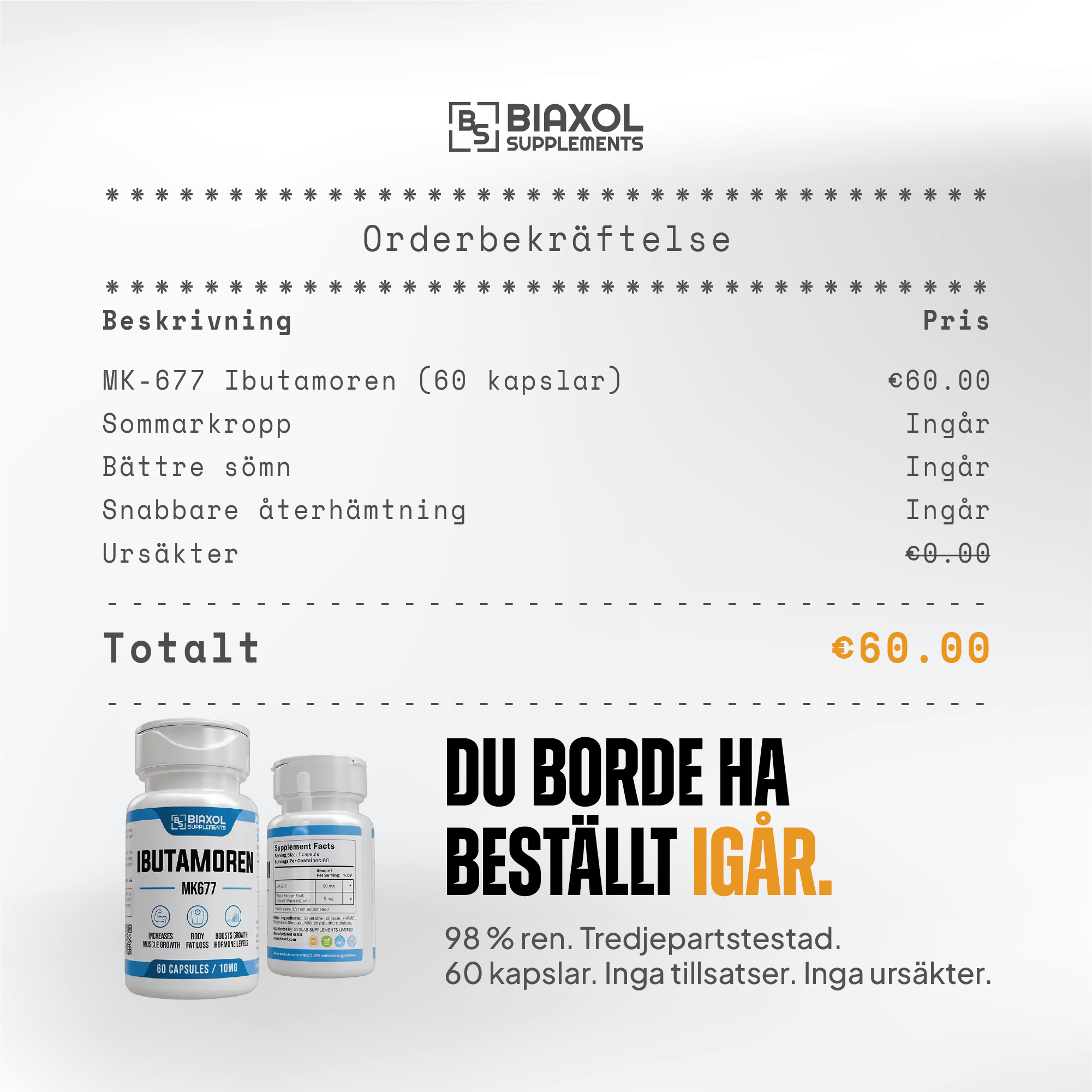 Biaxol Facebook ad