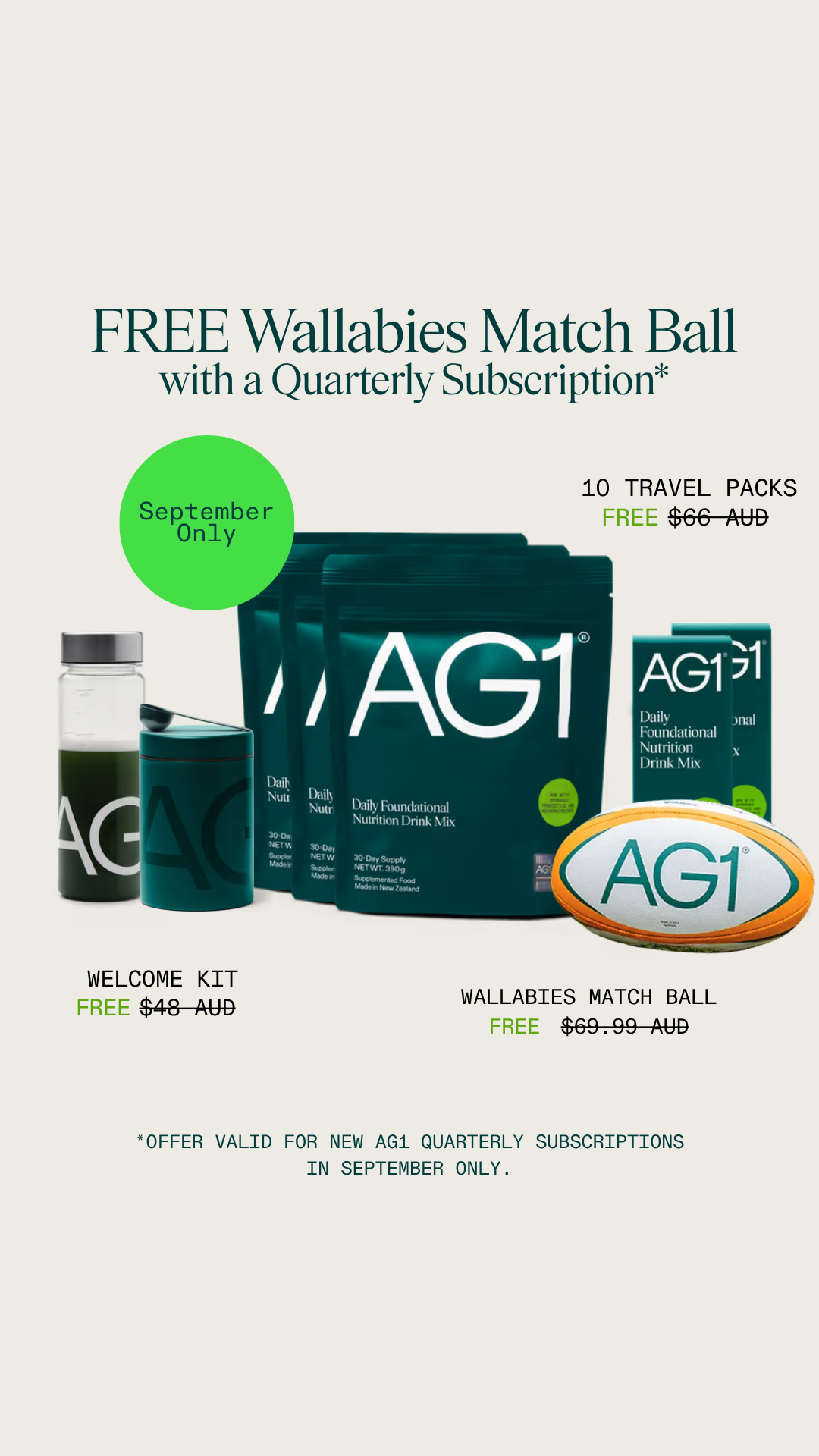 AG1 by Athletic Greens Facebook ad