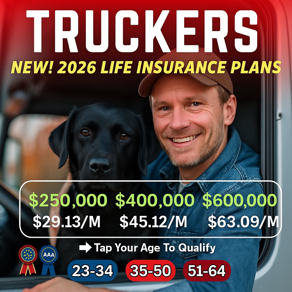 VRC Insurance Facebook ad: Get IUL Insurance as a Truck Driver