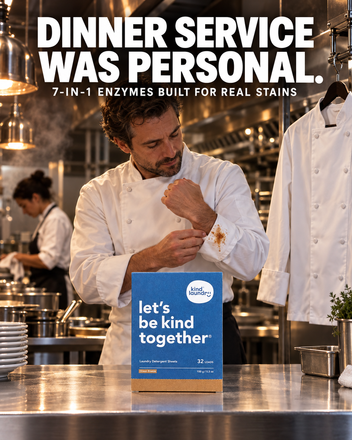 Kind Laundry Facebook ad: Plant-Derived Enzymes That Target Every Category of…