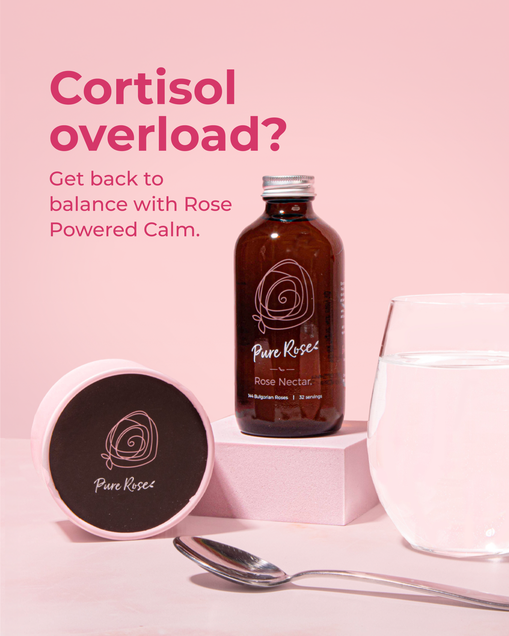 PureRose Facebook ad: Elevate Your Health with Pure Rose