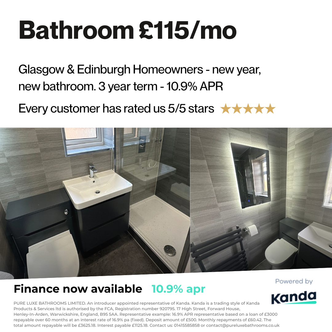 PureLuxe Bathrooms Facebook ad