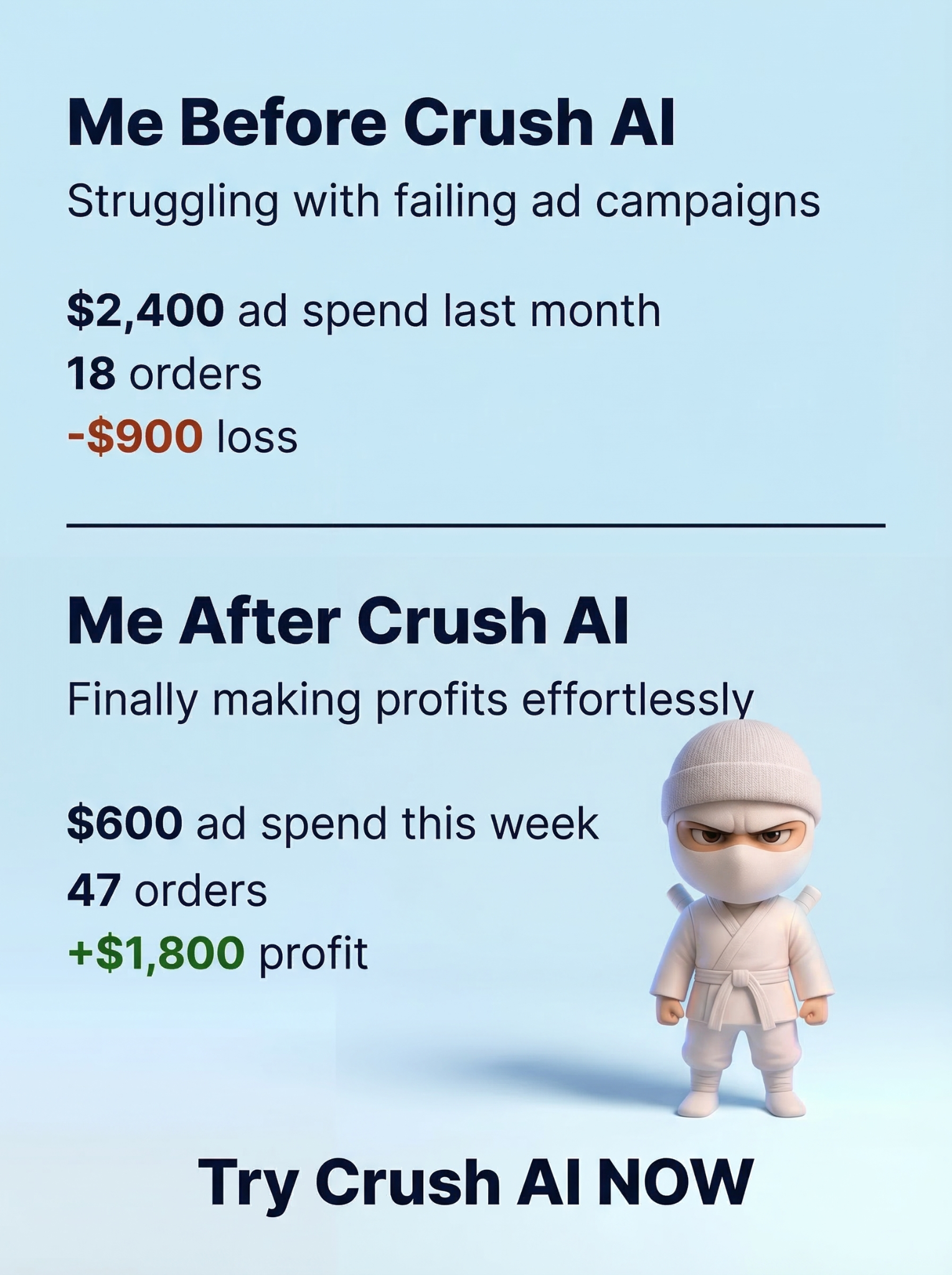 trycrush.ai Facebook ad