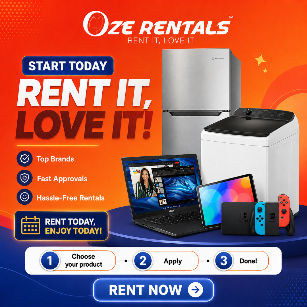 Oze Rentals Facebook ad