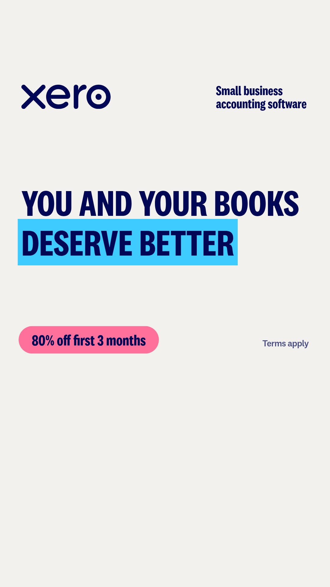 Xero Facebook ad