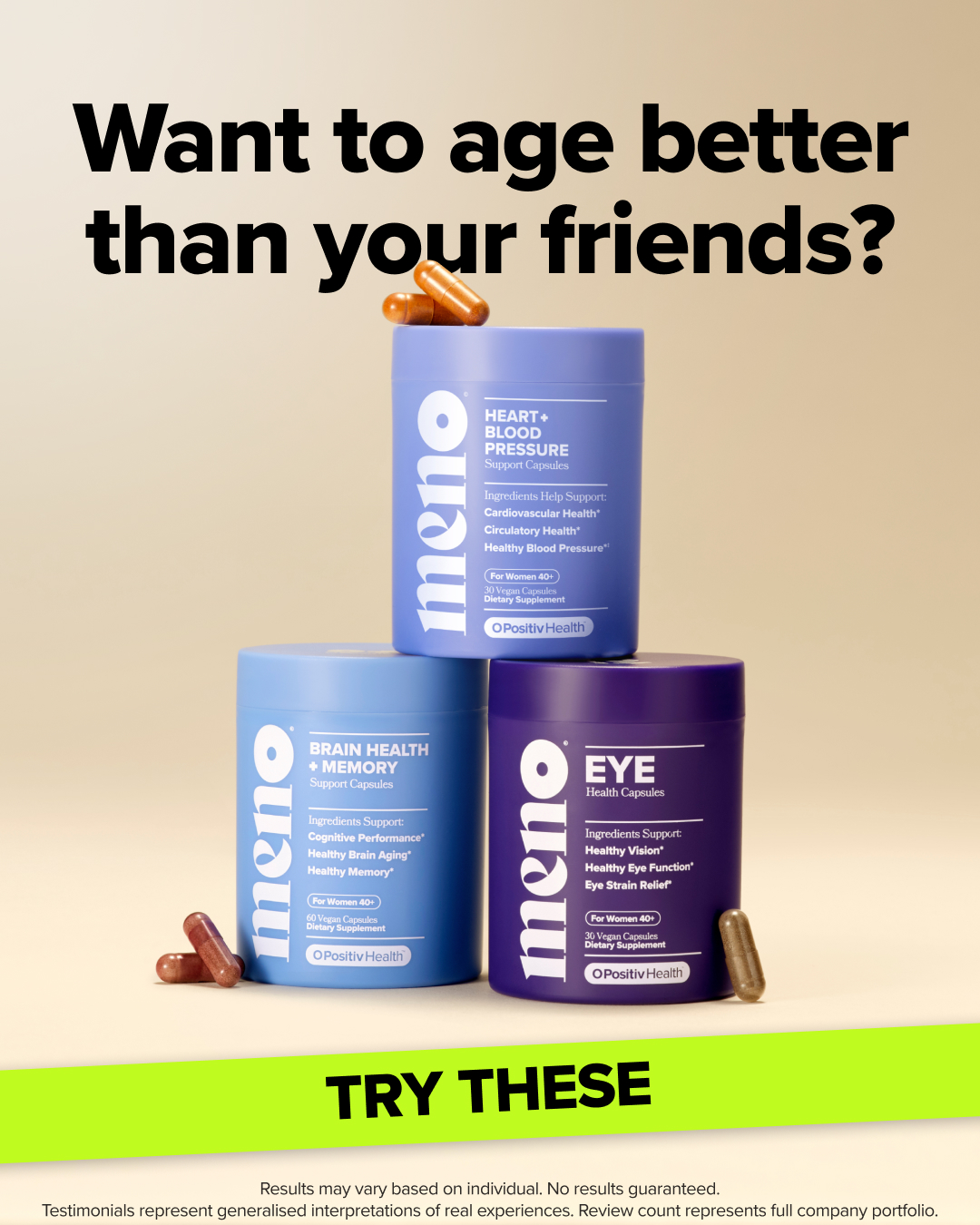 MENO Vitamins Facebook ad