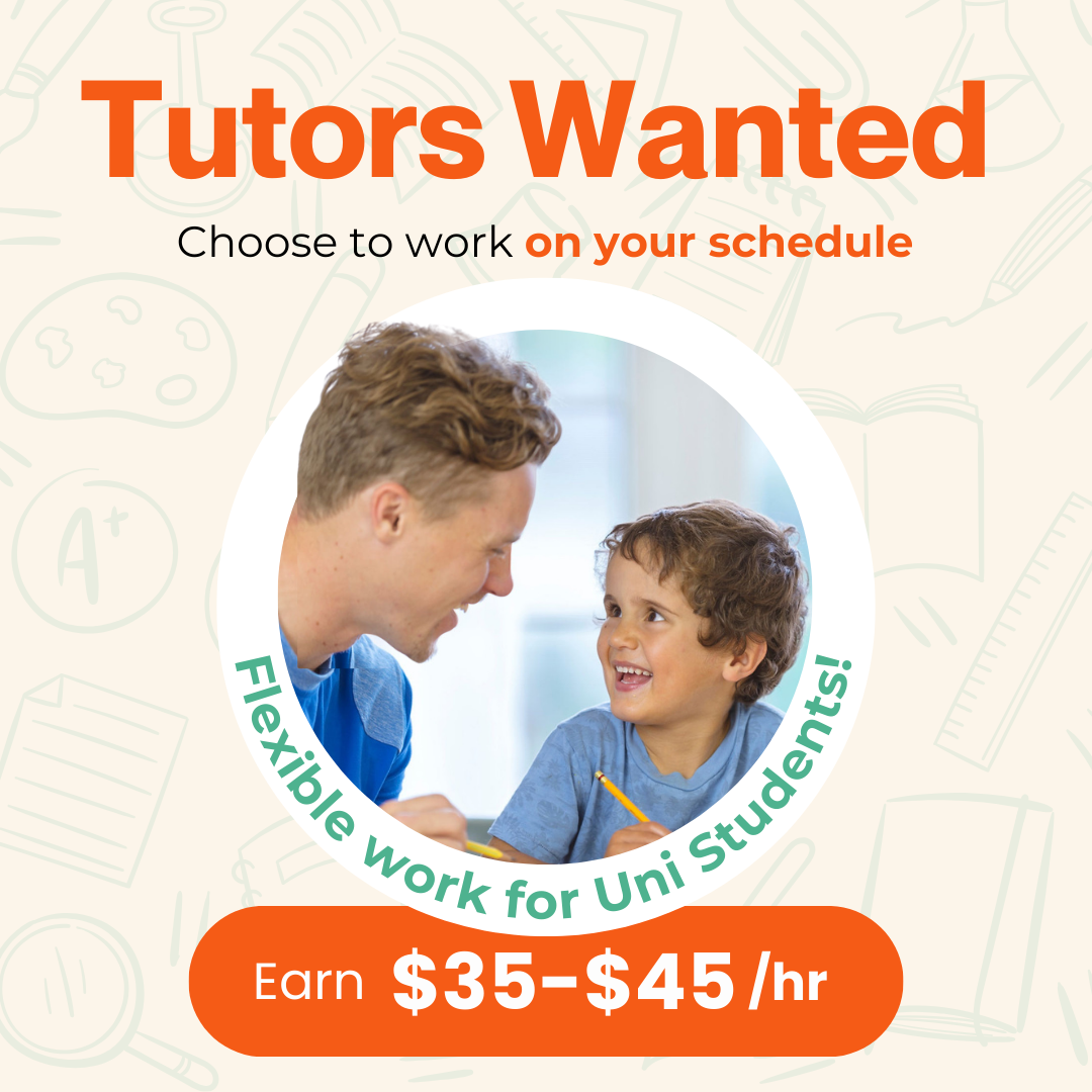 Bush To Bridge Tutoring Facebook ad: Earn on Your Schedule, Become a Tutor Today!