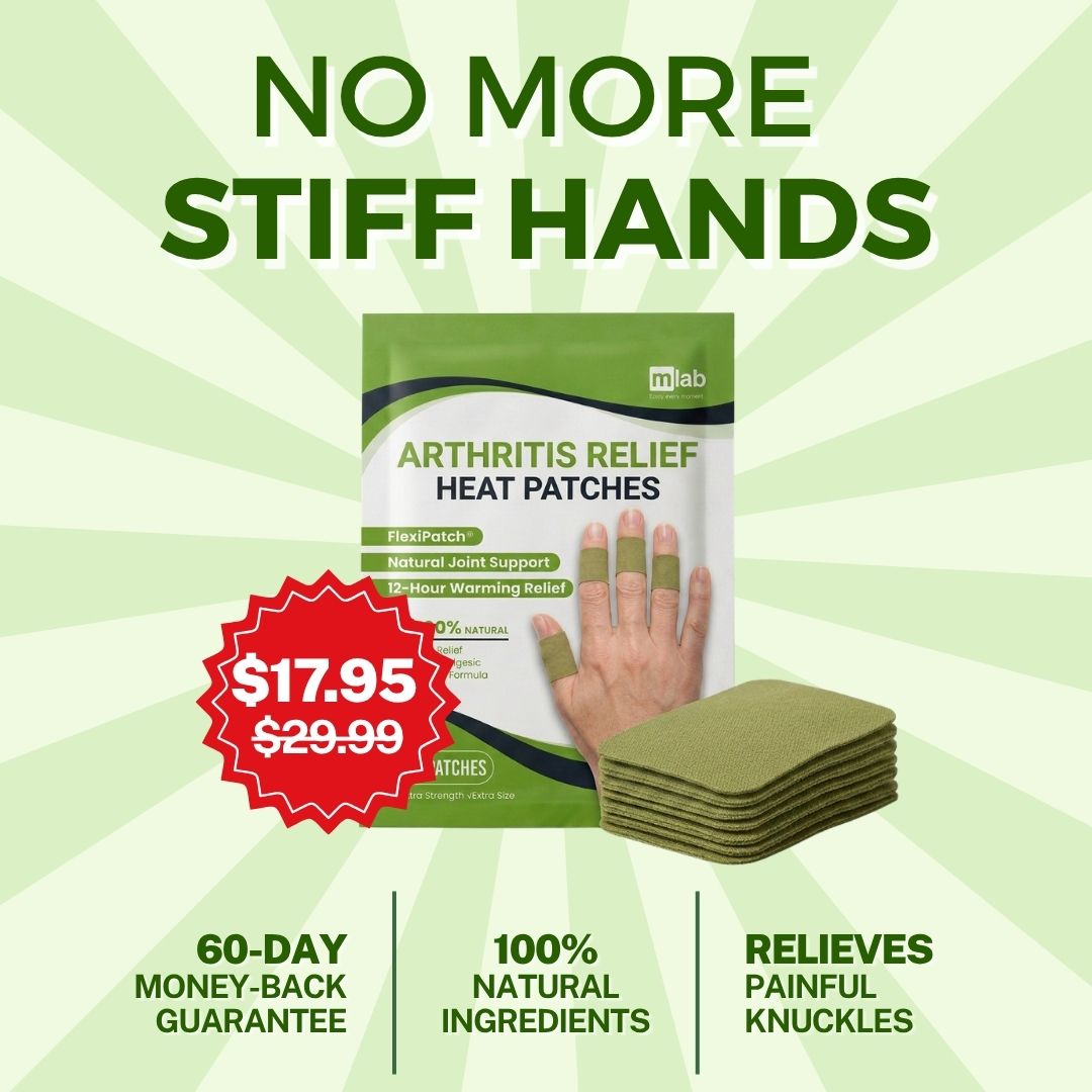 MLab Facebook ad: Relieve Arthritis Pain Naturally