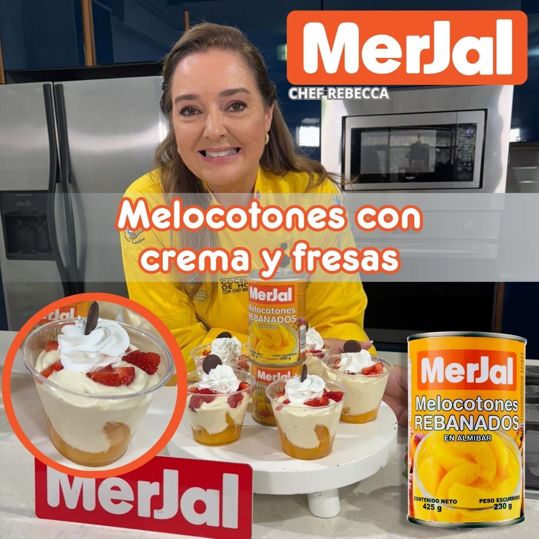 MerJal Facebook ad: ¡Un postre fresco, cremoso y demasiado delicioso!
