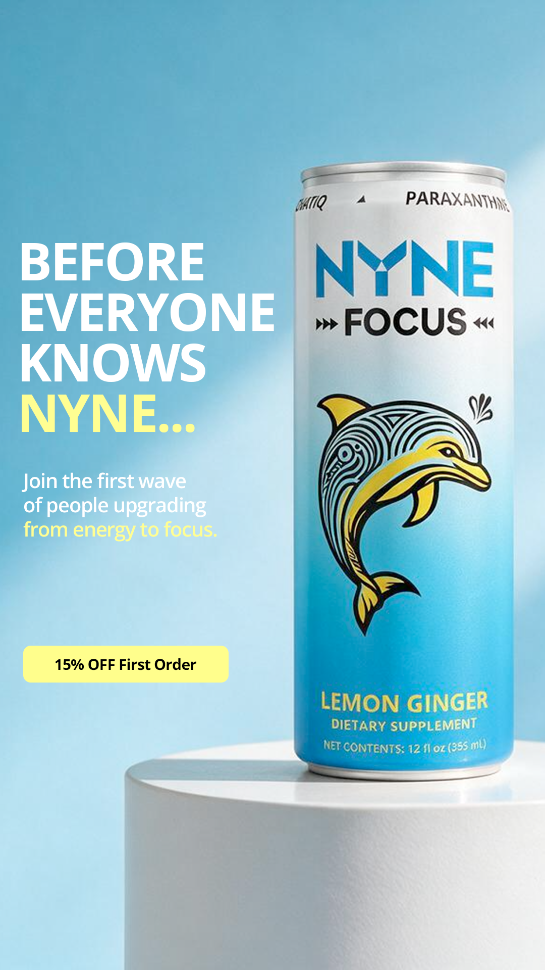 Drink NYNE Facebook ad