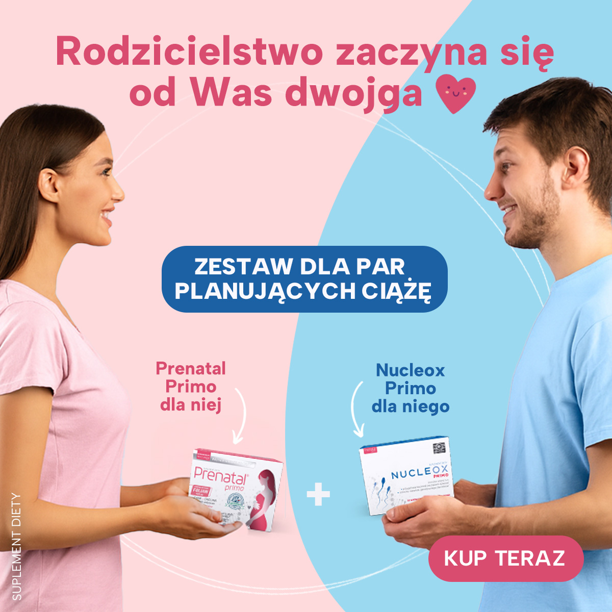 Jesteś moim pępkiem świata Facebook ad