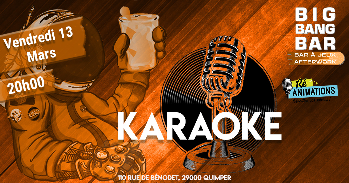 Le-BigBang-Bar Facebook ad: Soirée Karaoké