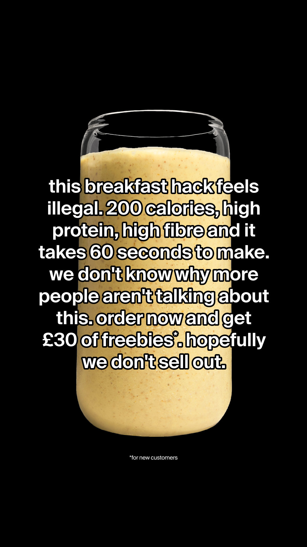 Huel Facebook ad