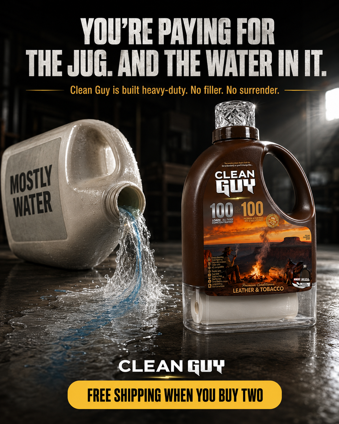 Clean Guy Facebook ad