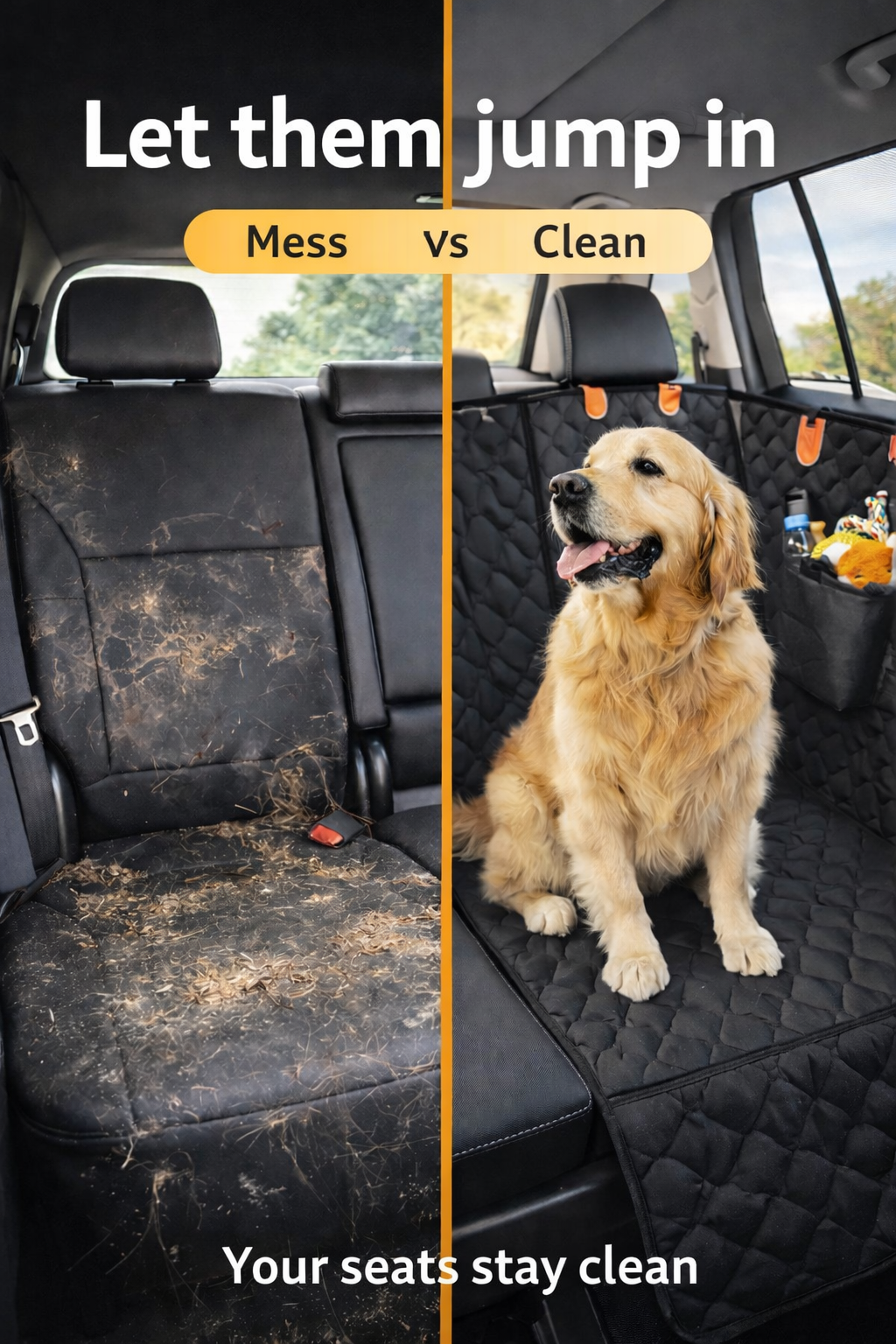 Pawtique Facebook ad: Dogo Waterproof Car Pet Seat Cover Custom Hand Stitched