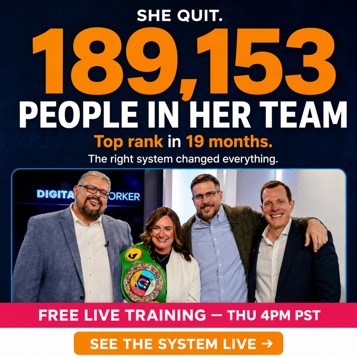Attraction Marketing Facebook ad